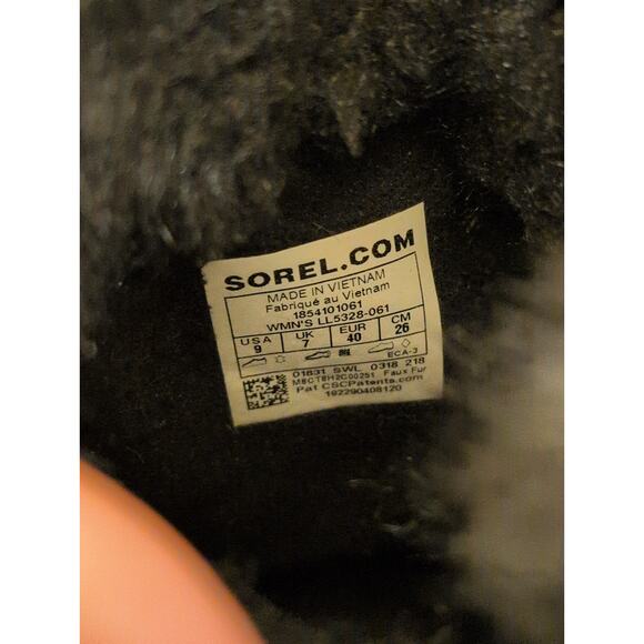 Sorel Tivoli Iv Grey and Black Snow Boots size 8 - Picture 9 of 10